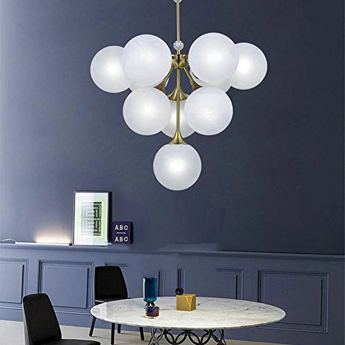 G9 Nordic Creative Glass Bubble Chandelier - 13 head Golden.
