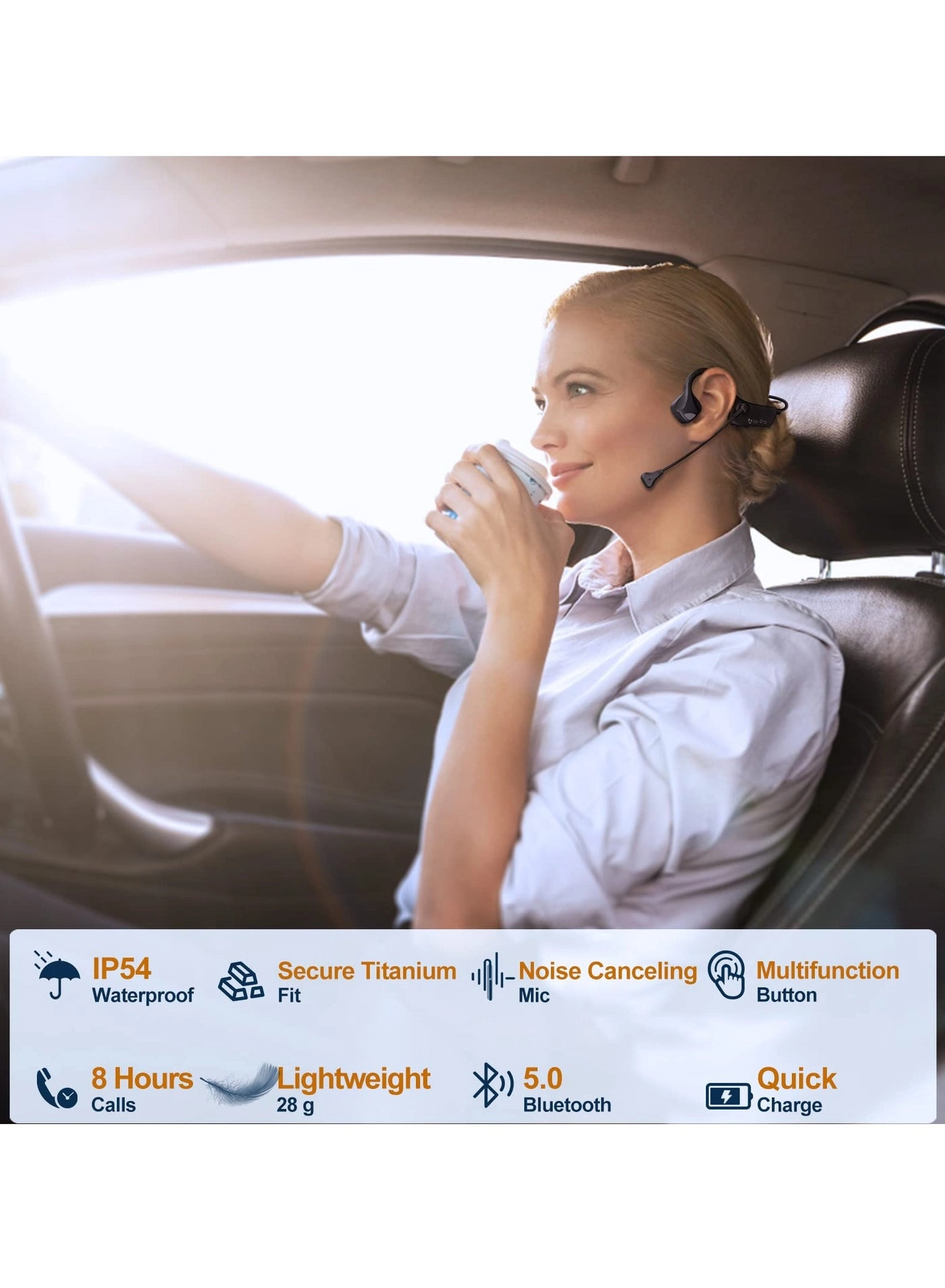 Bone Conduction Headphones Wireless Headphone