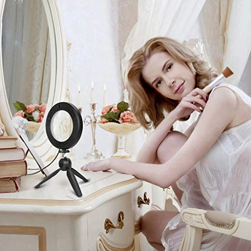 Ring Light LED - 6" Tripod 3 Light Modes