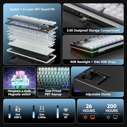 Q87 - QWERTY Wired/Wireless