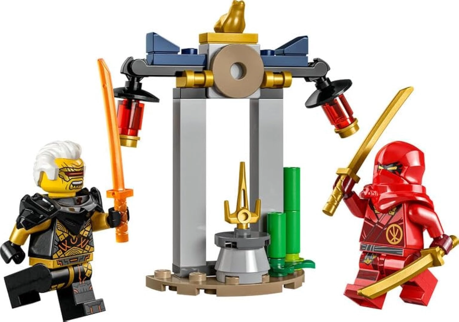 Ninjago Kais and Rapton's Duel in the Temple