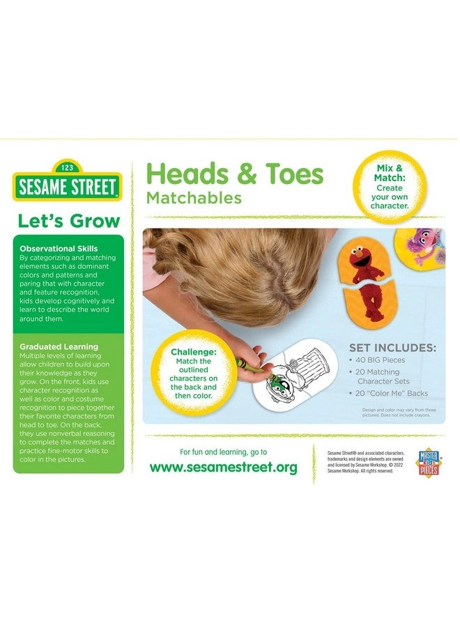 Sesame Street Heads & Toes Matching Game