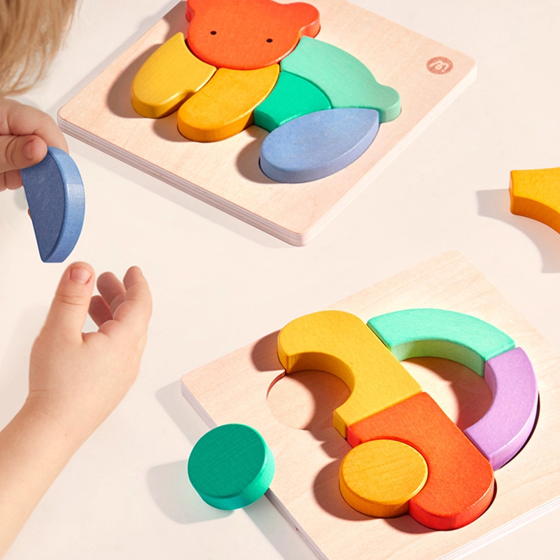 Bear Wooden Puzzle (TOP-MD1160) - 6 pcs