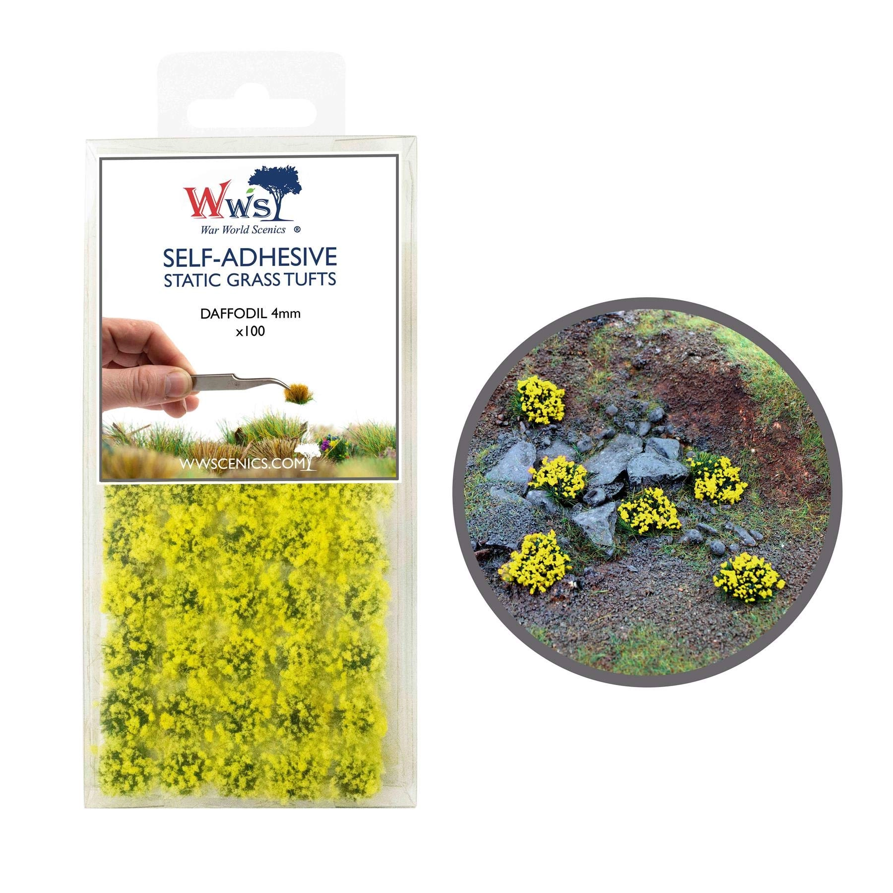 Self Adhesive Static Grass Tufts - 100