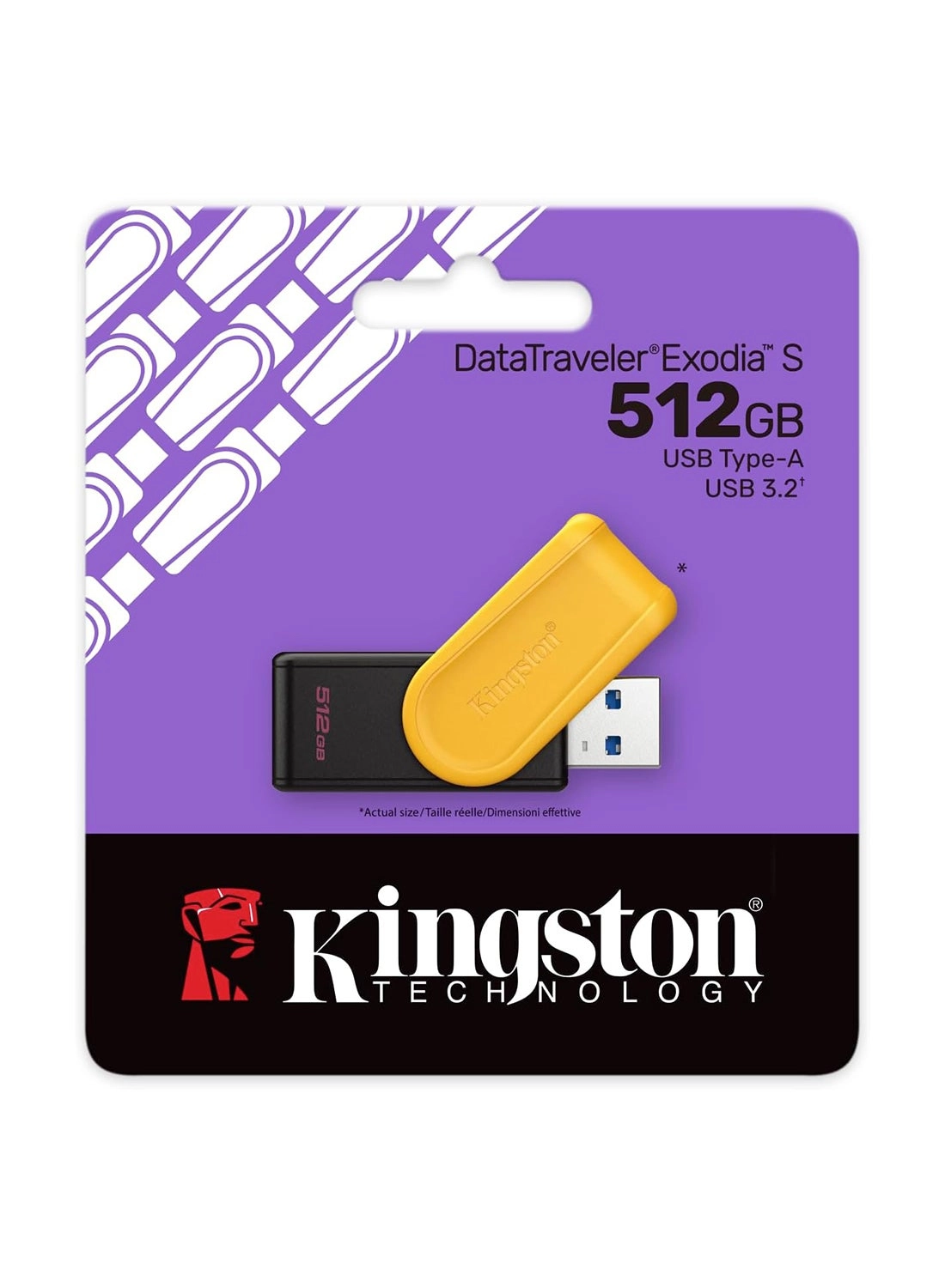 DataTraveler Exodia S - USB 3.2 Gen 1 USB Type A 512GB