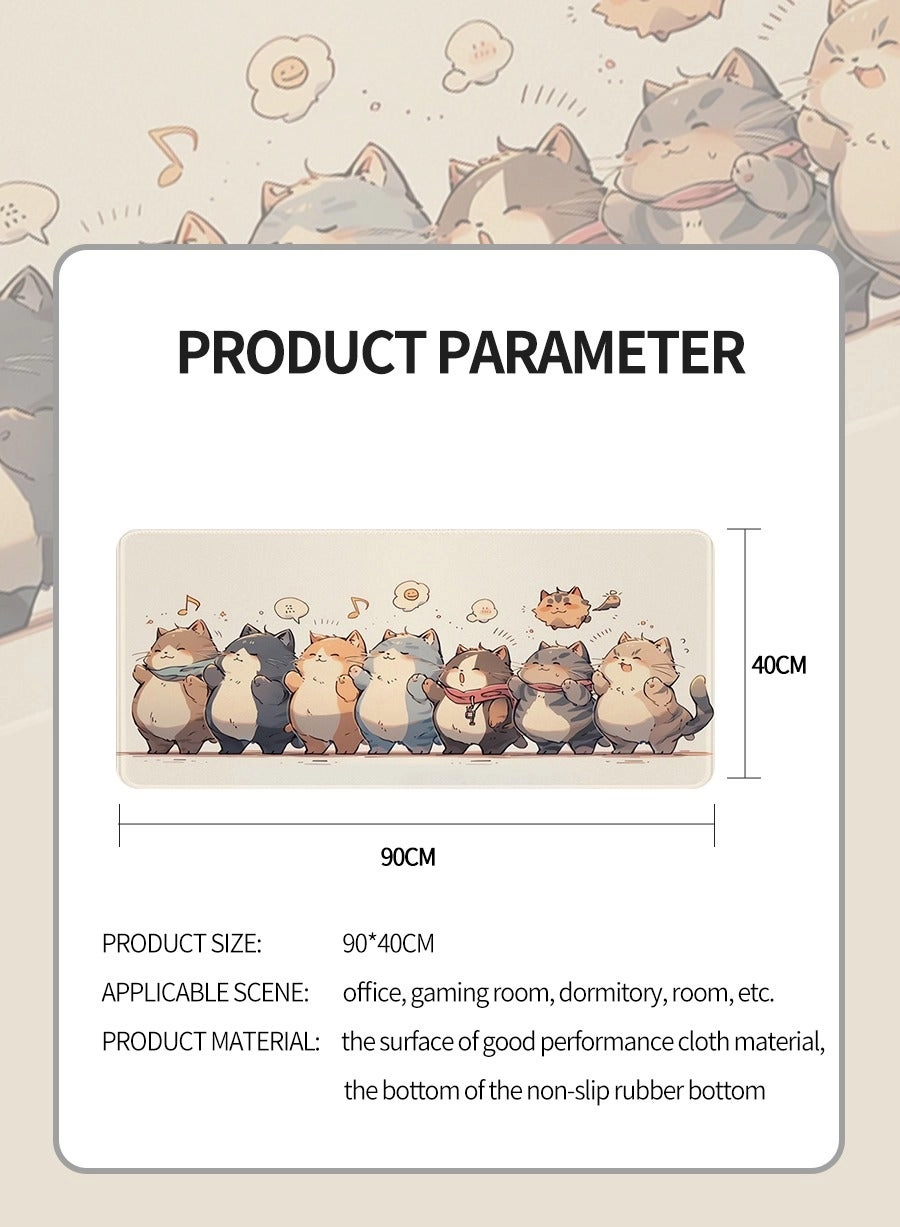 Large Gaming Mouse Pad - 90x40 cm