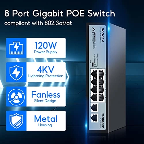 SL-SG082P 8-Ports