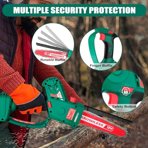 Mini Chainsaw - 8 Inch 18 V 4000 mAh