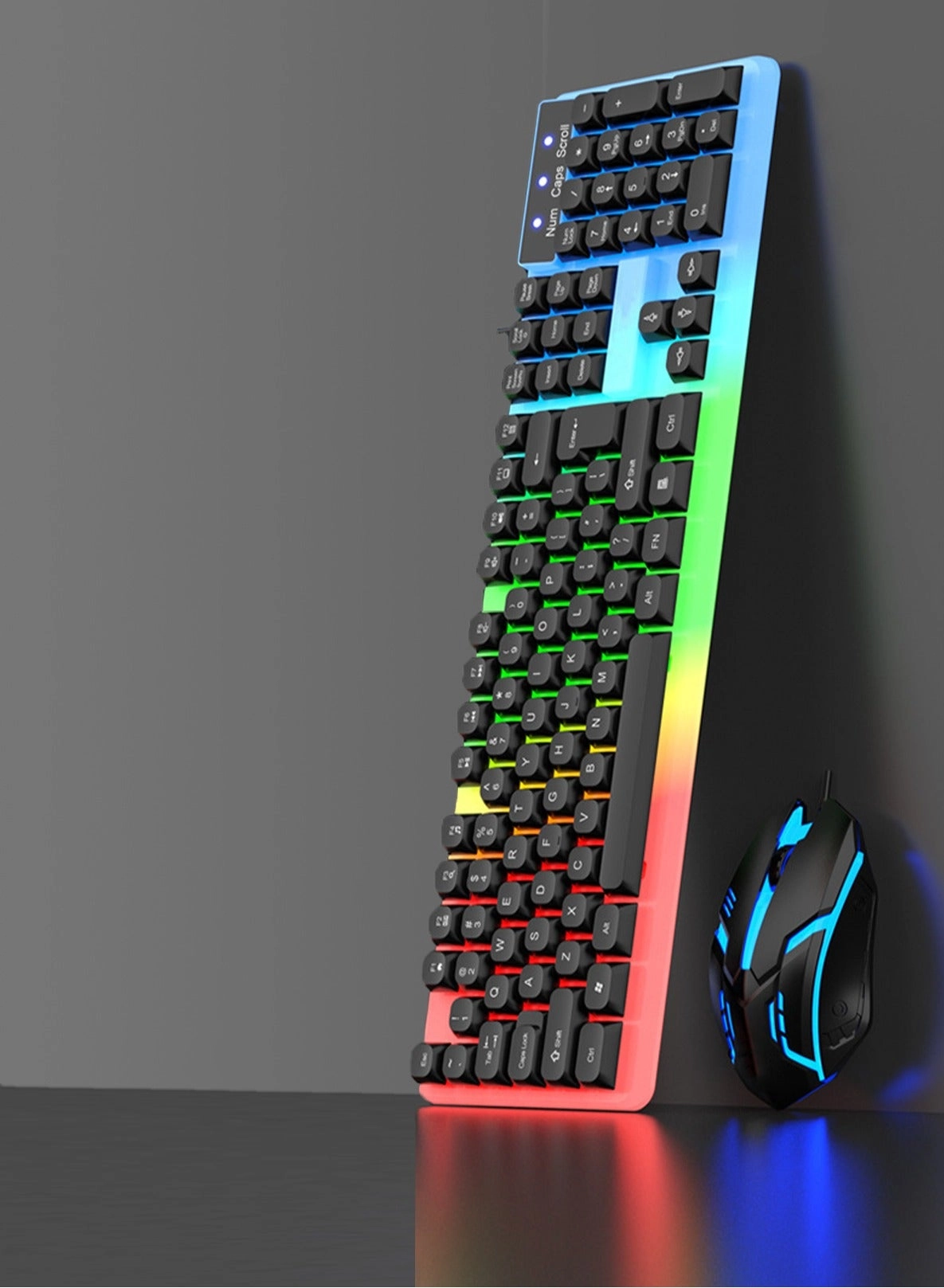 Gaming Keyboard + Gaming Mouse - Wired