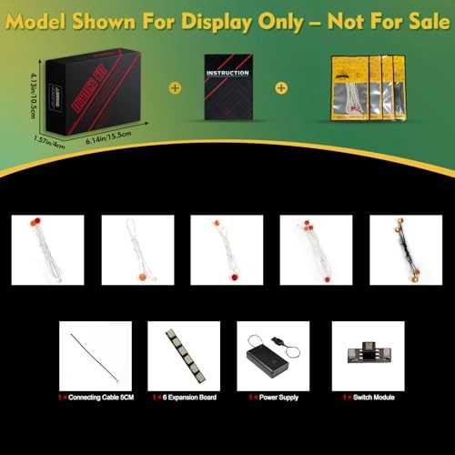 Light Kit Compatible with LEGO 10348 Japanese Red Maple Bonsai Tree - 10 light sources USB Powered