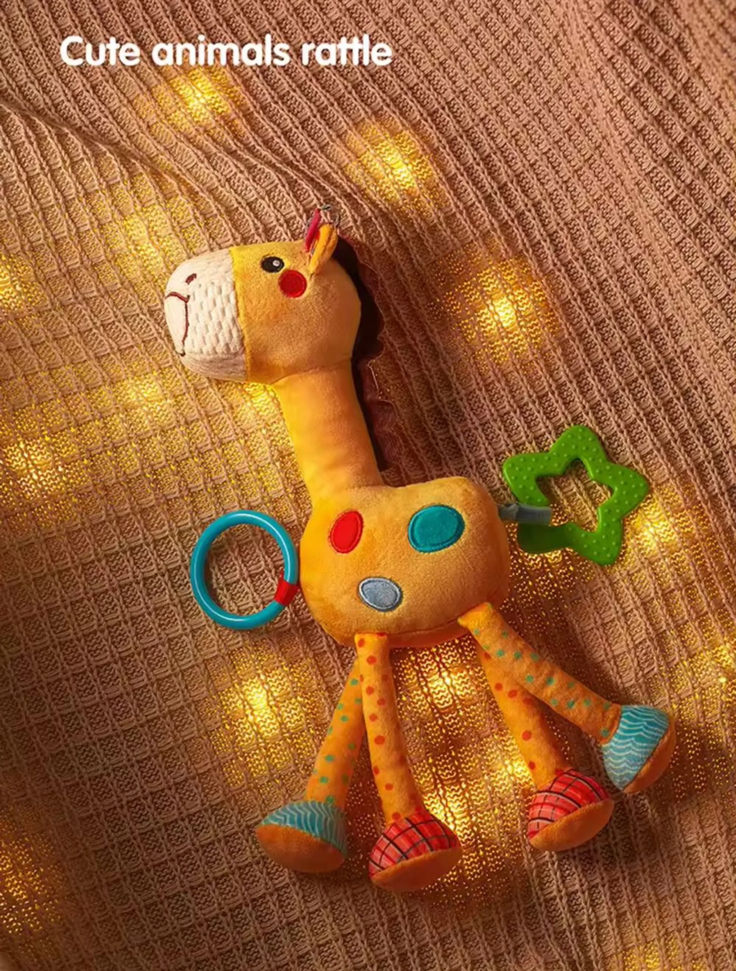 Baby Giraffe Sensory Activity Toy - Suitable for 0 month and above