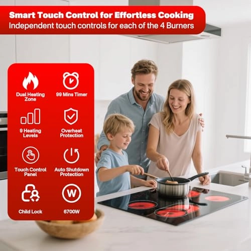 EU46T1-1R Ceramic hob