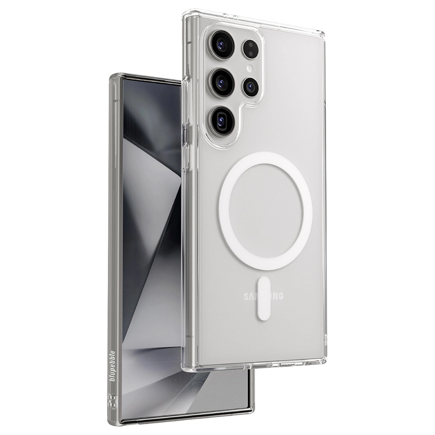 blupebble Hybrid Mag Crystal Case for Galaxy S24