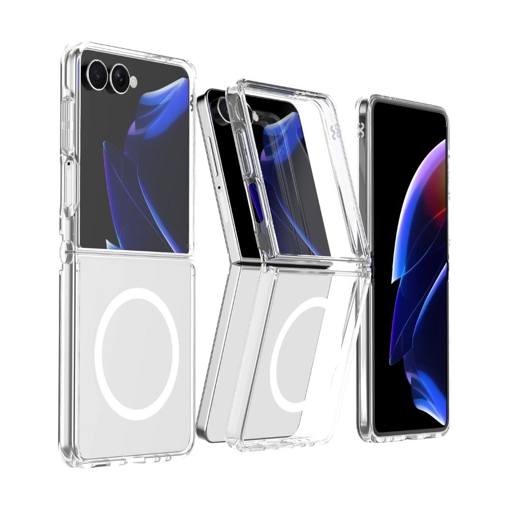 Zepho Clear Case with MagSafe for Samsung Galaxy Z Flip7