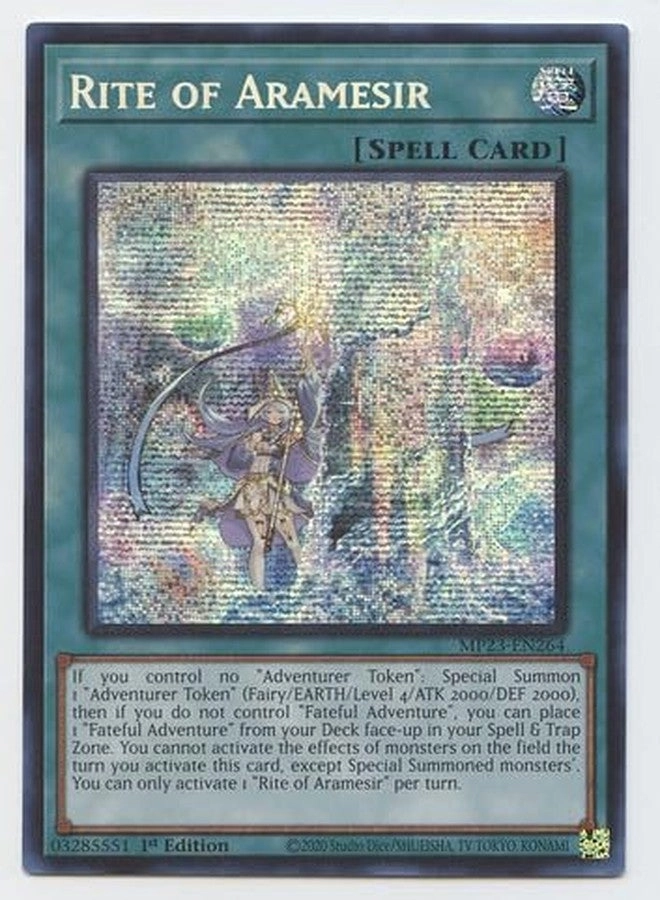 Yu-Gi-Oh! Rite of Aramesir MP23-EN264 - Prismatic Secret Rare 1st Edition