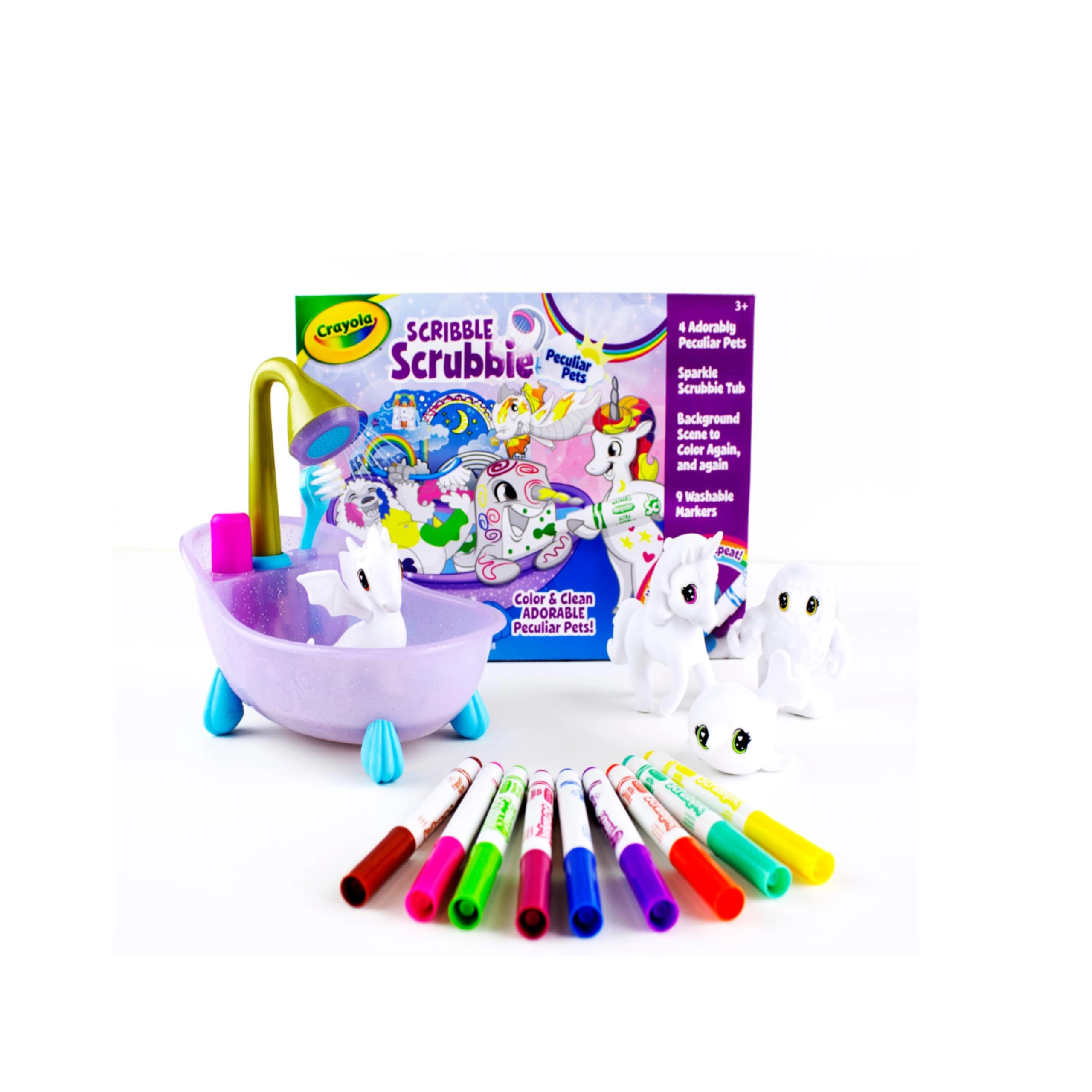 Crayola Scribble Scrubbie Peculiar Pets - 3+ years 17 pcs