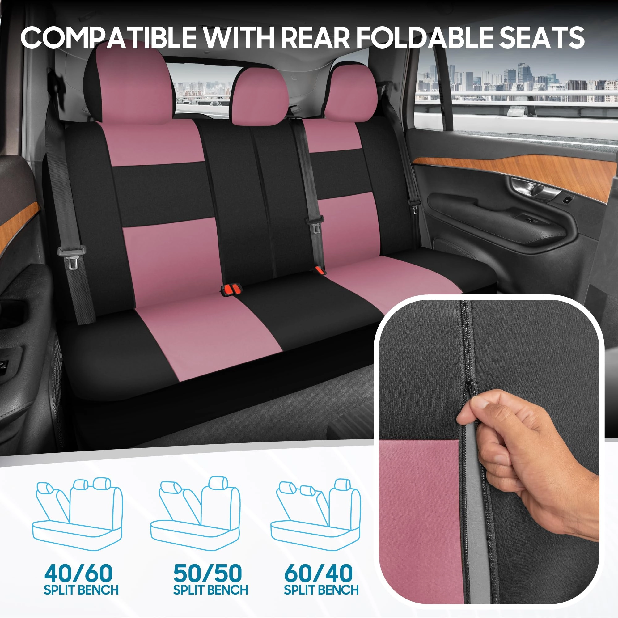 PolyPro Car Seat Covers - Solid Beige Universal Fit