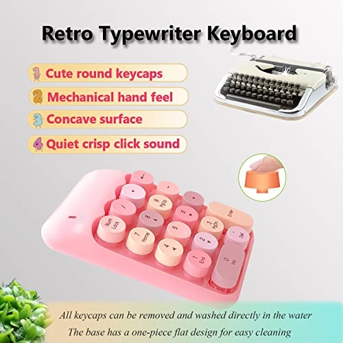 X910 - Wireless Numeric Keypad Black Red