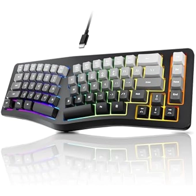 7KEYS ERCONOMICAL KEYBOARD - Wired