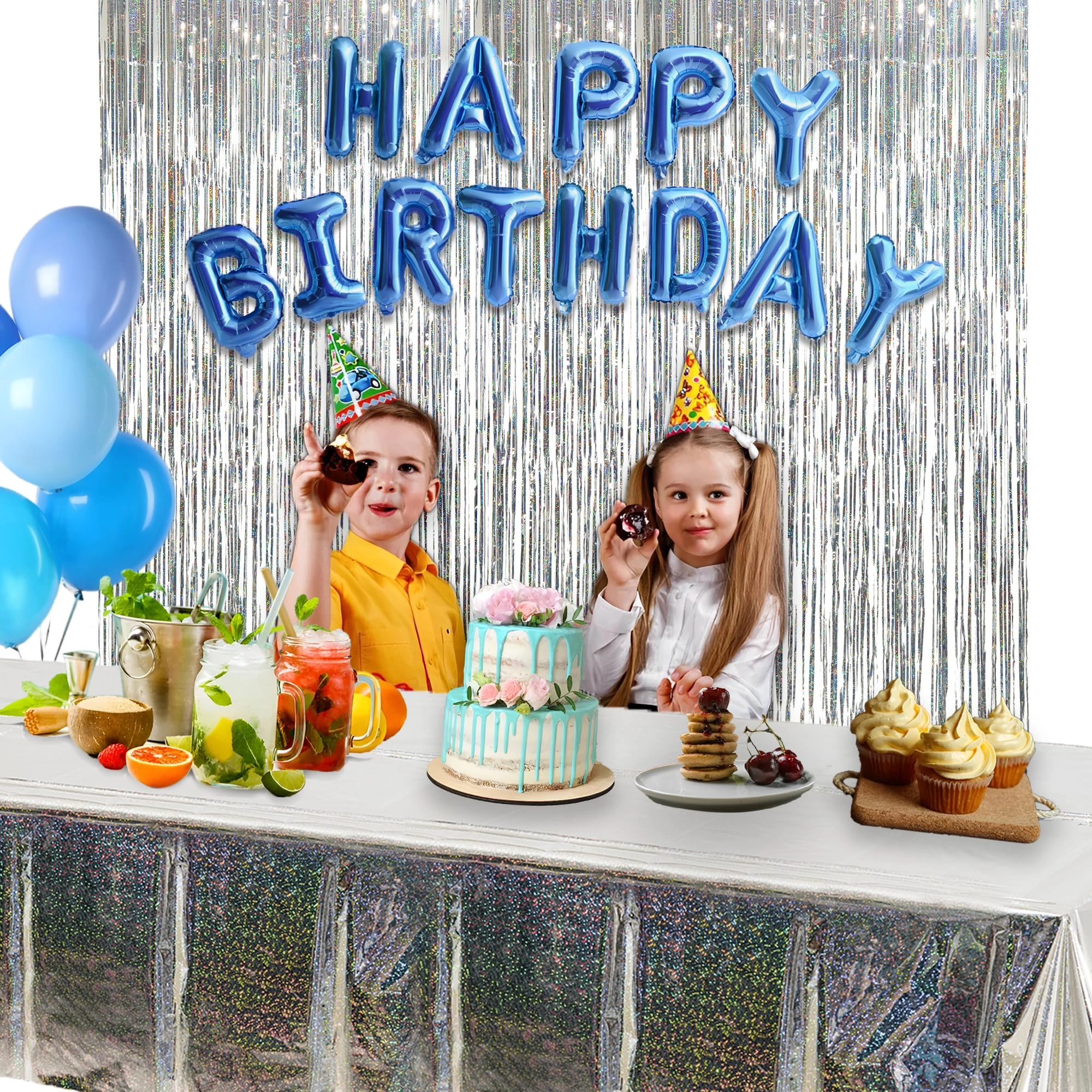Tablecloth - 2 Packs Birthday