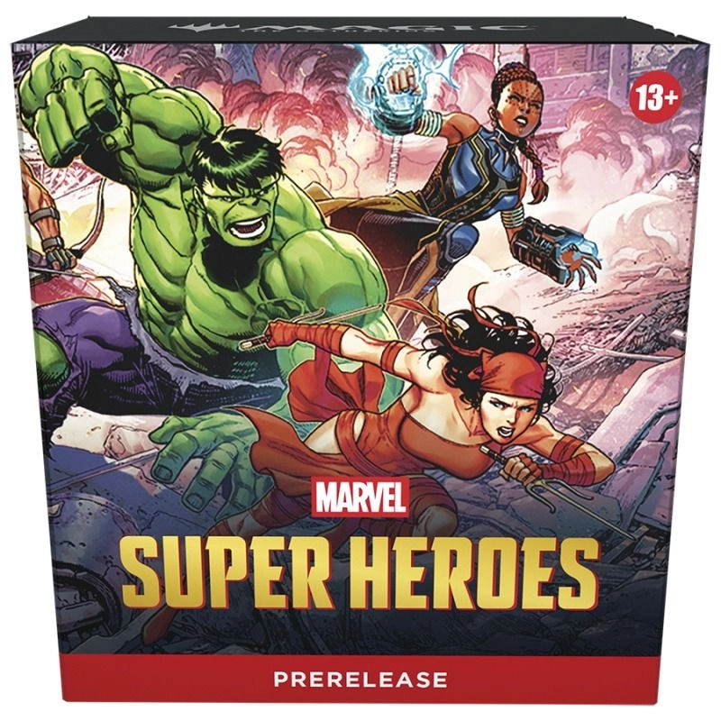Magic: the Gathering Marvel Super Heroes Prerelease Pack - 6 Play Boosters 14 cards
