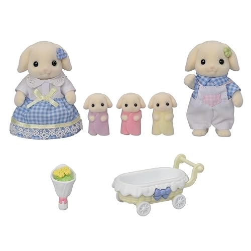 Flora Rabbit Family (CC2158) 5 pcs