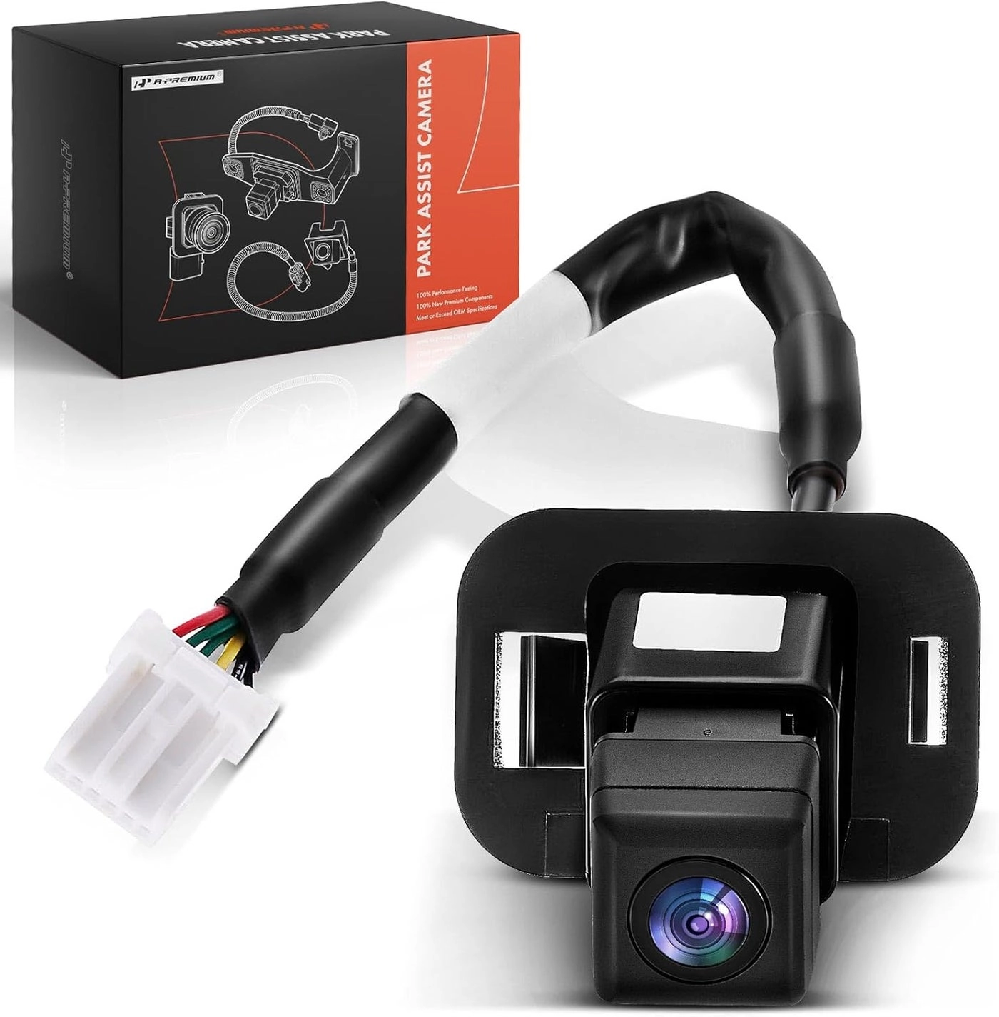 A-Premium Park Assist Camera - Honda Civic 2013-2015 Coupe OE Replacement 130° detection angle