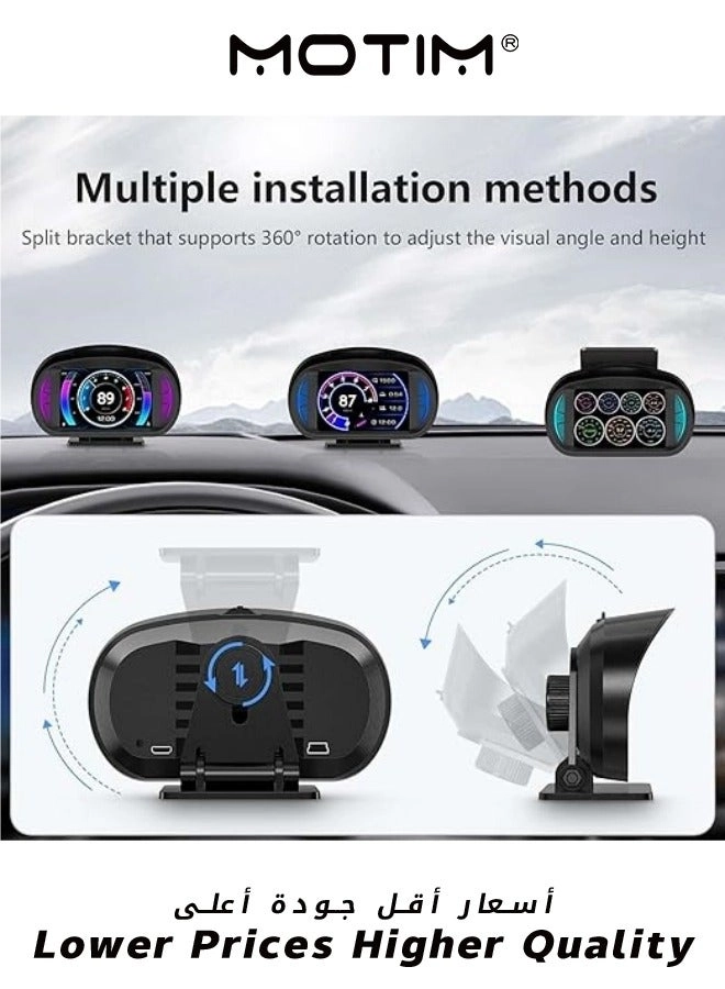 Head Up Display - High Definition Digital GPS Speedometer