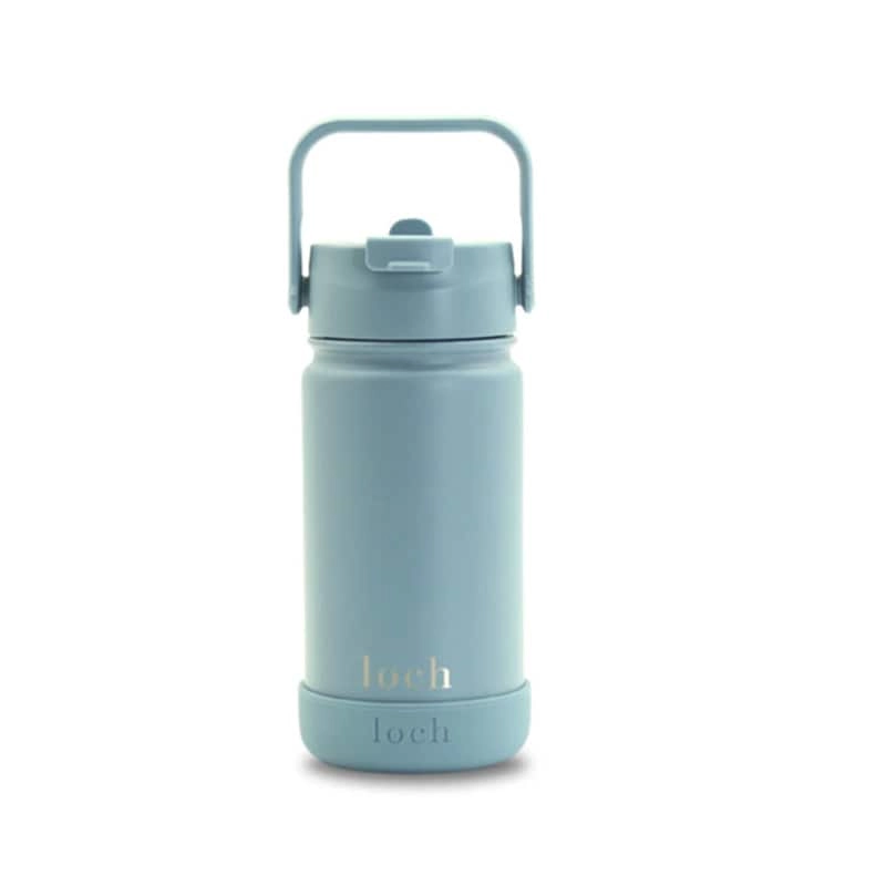 PURE BLUE Water Bottle - 420 ml 2-in-1 Lid