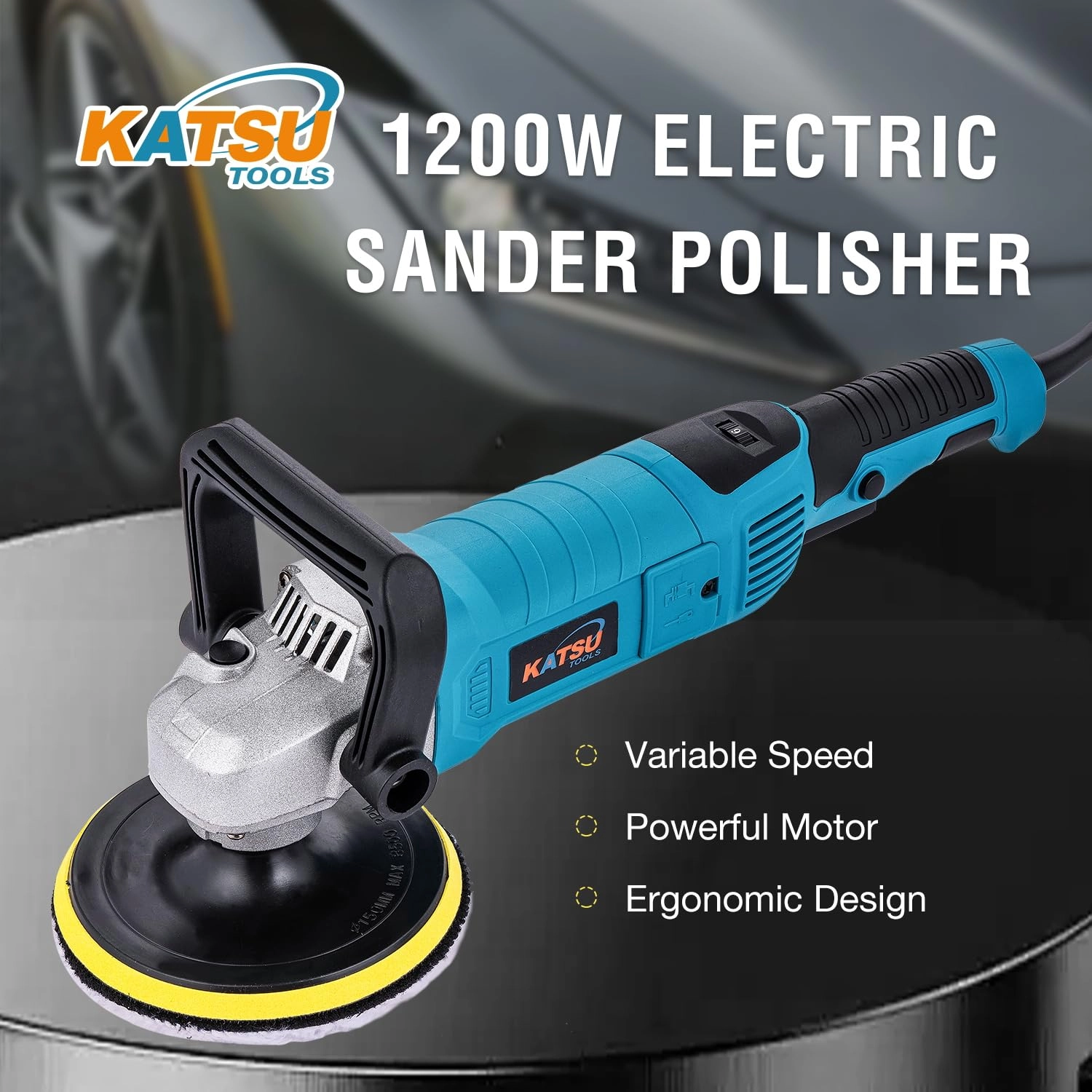 Car Polisher - 1200W 150mm 180mm