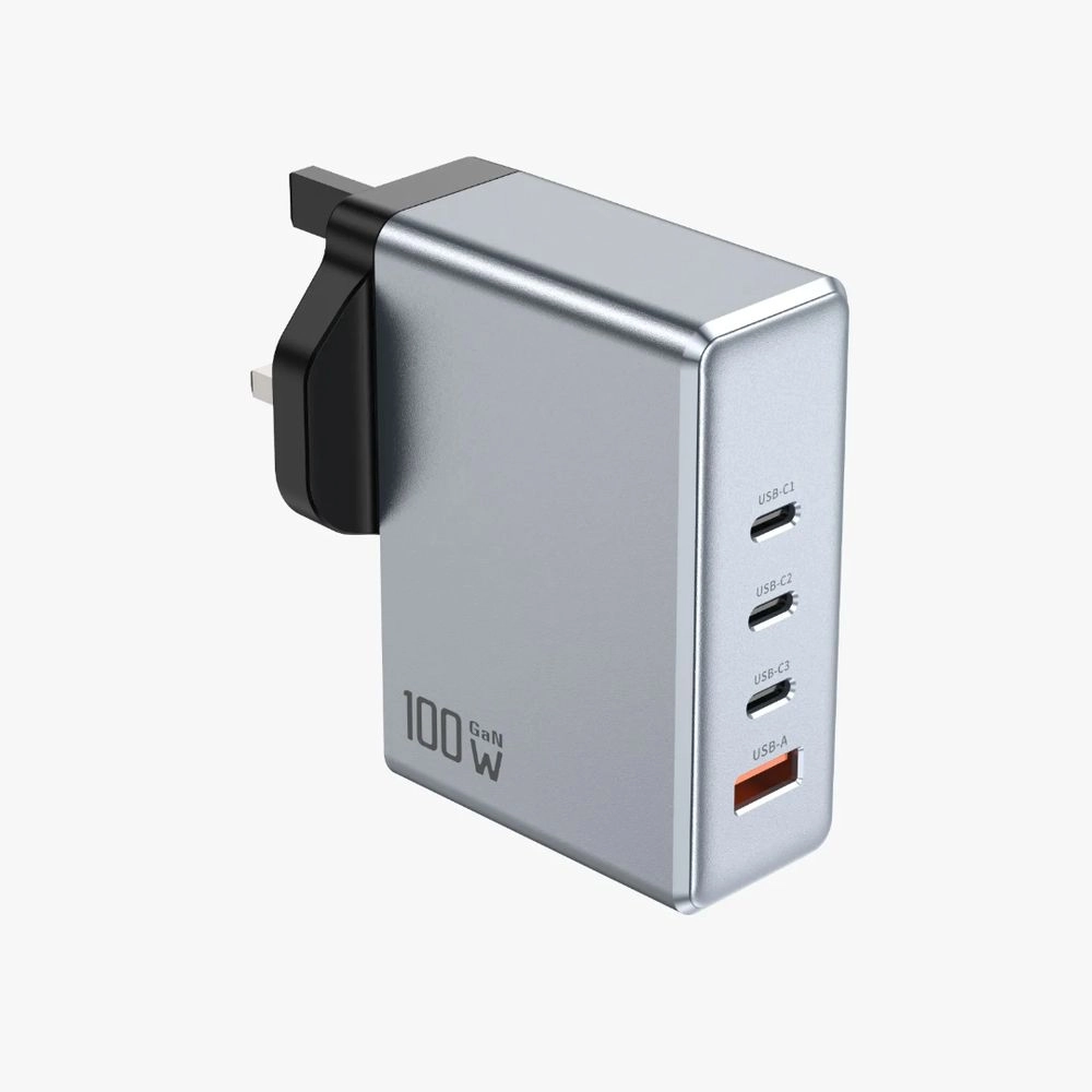 Gan Premium UK Plug Adapter - 100W