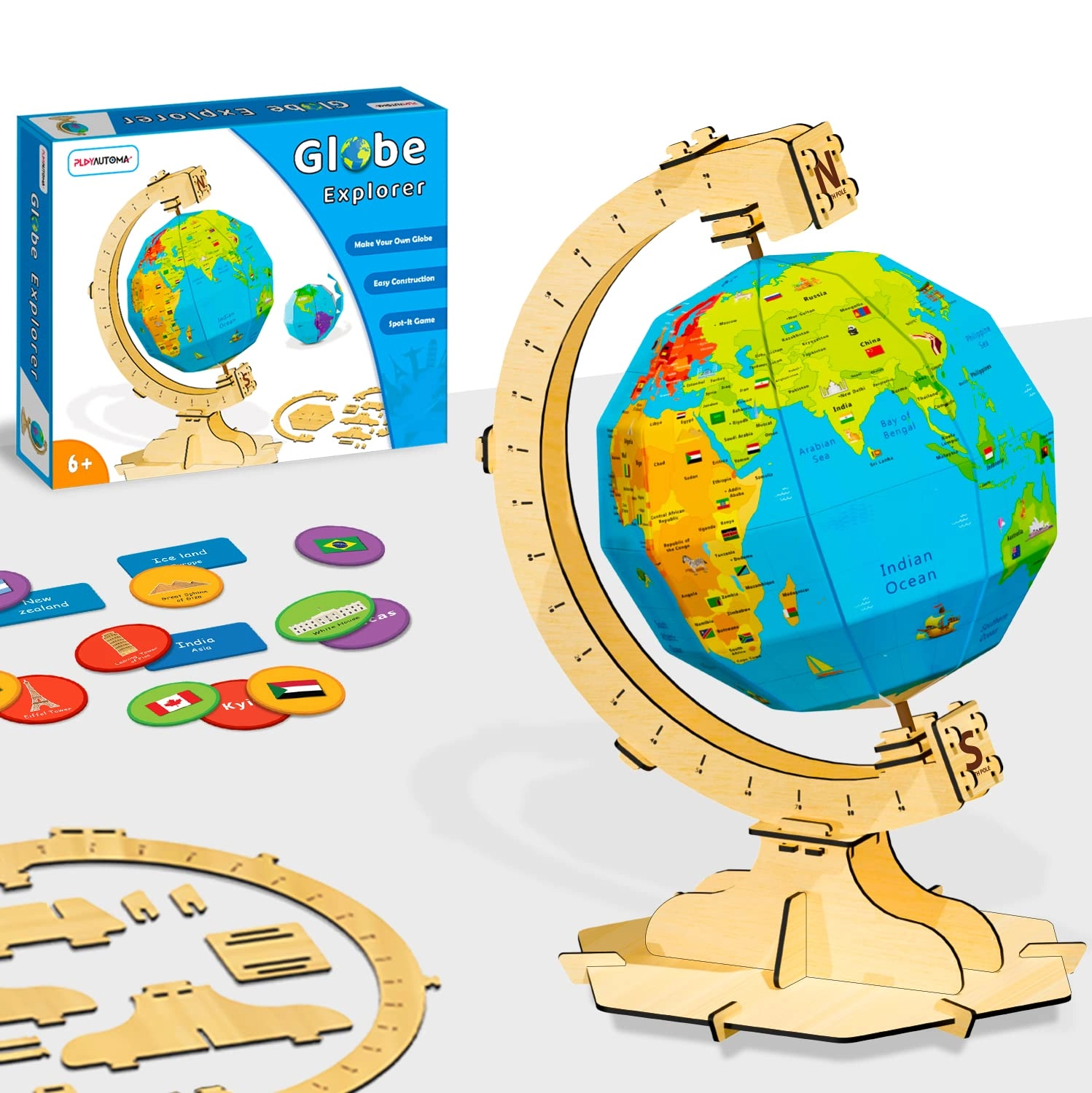PLAYAUTOMA Globe Explorer - STEM 6-12 years