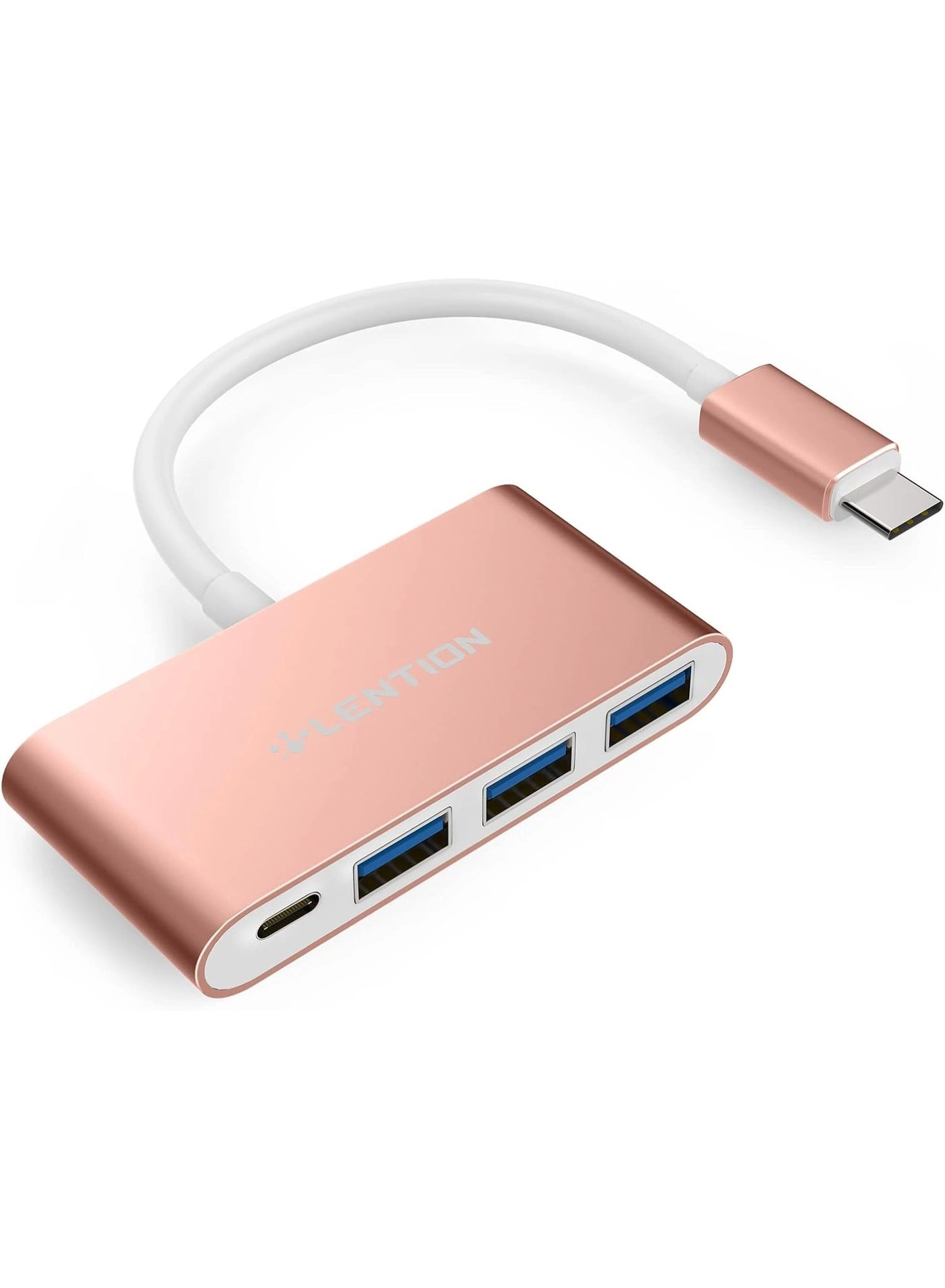 4-in-1 USB-C Hub - 3 USB 3.0 Type-C Power Delivery Space Gray