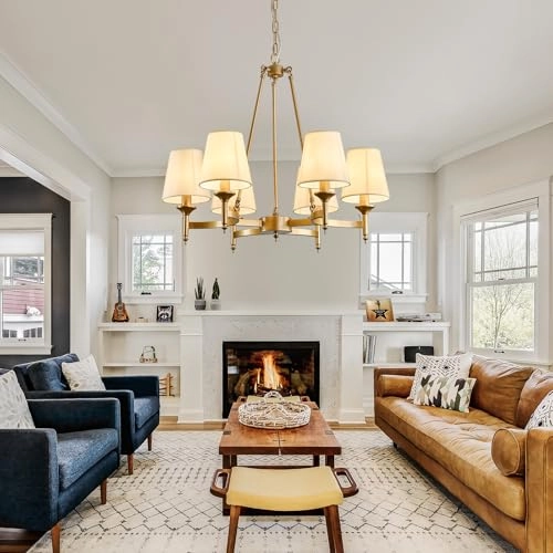 Wagon Wheel Chandelier - 13.76 inches