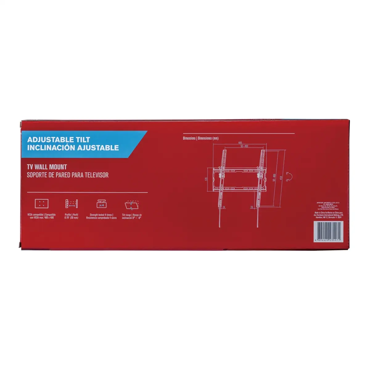 Tiltable TV Wall Mount - 45kg 37-70 inch