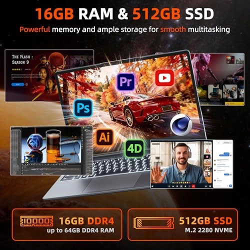 S15A - 15.6'' Celeron 16GB DDR4 512GB SSD