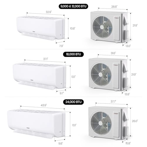 Mini Split Air Conditioner - WiFi Enabled 2650W