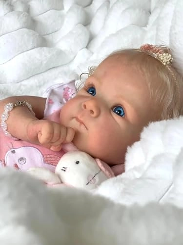 Reborn Baby Doll - 18 inch Silicone Full Body Ages 3+