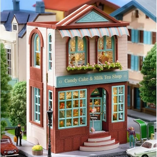 DIY Miniature Dollhouse Kit - Happy Manor 1:100