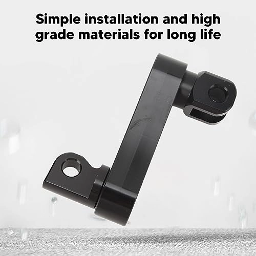 Foot Peg Highway Bracket - 360 Degree Adjustable Aluminum Black White