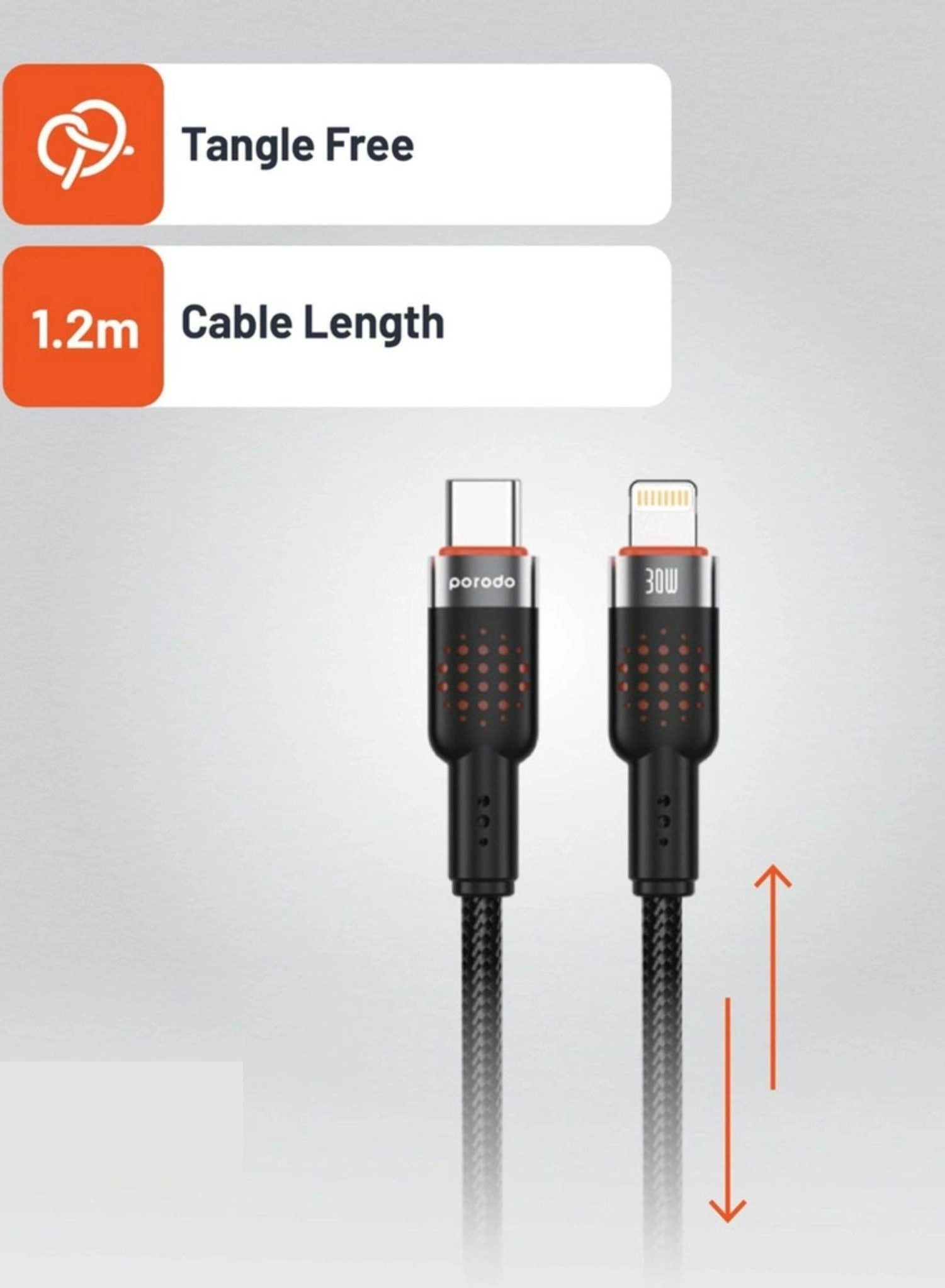 PD-CBL0004 USB-C to Lightning Cable 1.2m