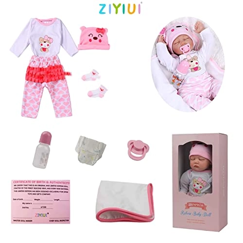 Reborn Baby Doll - 22 Inches / 55 cm Silicone Ages 3+