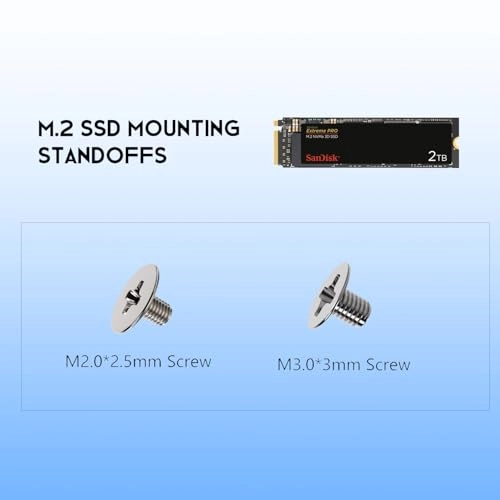 NVMe M.2 SSD Standoff and Mounting Screws Kit - 36pcs Motherboards
