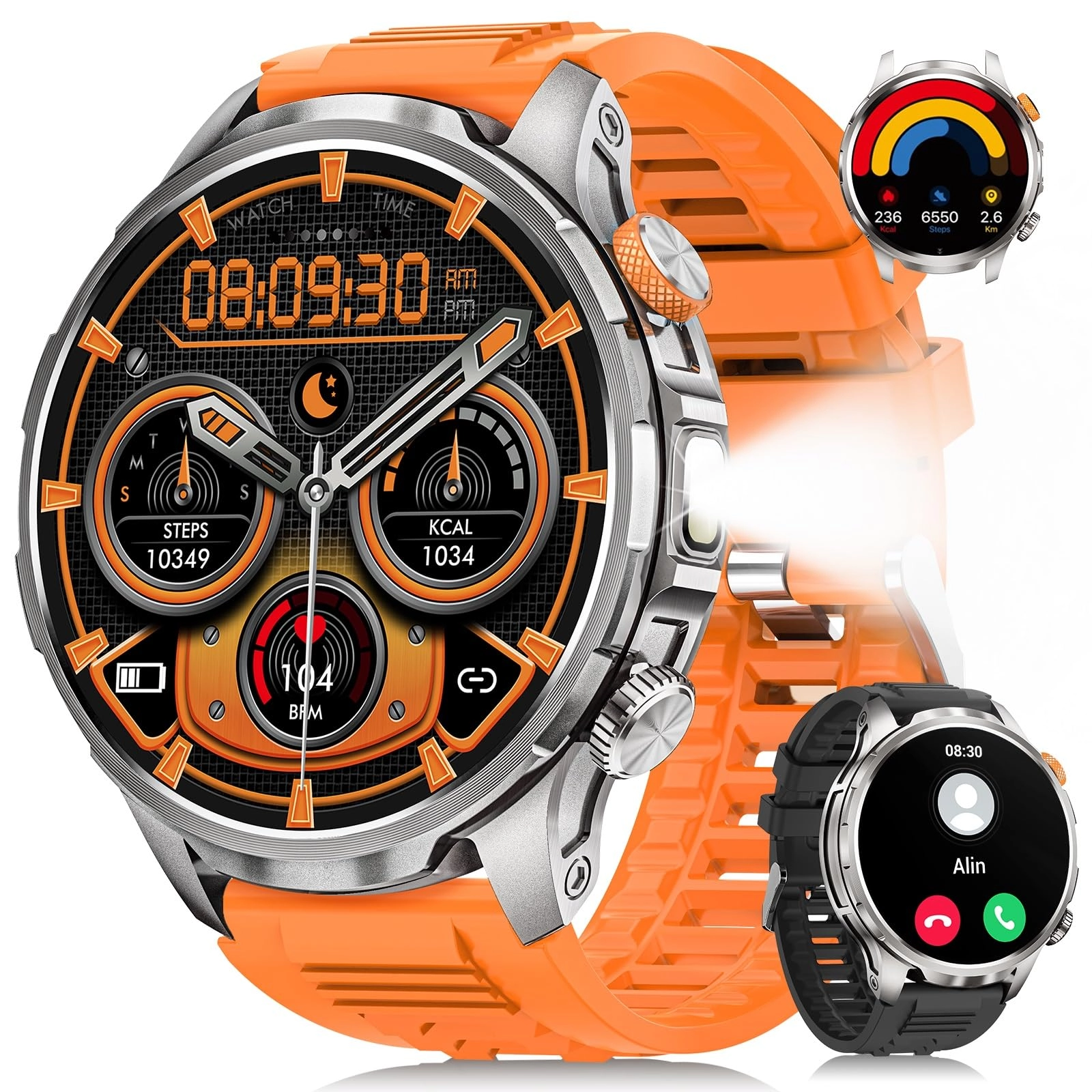 Military Smart Watch 52.5mm Aerospace aluminum and titanium