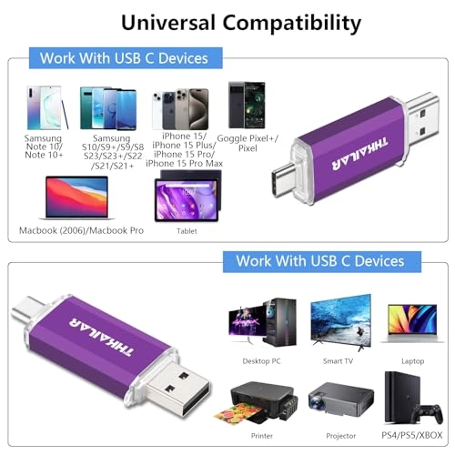 T3 - USB 2.0 Type-A&Type-C 128GBx2