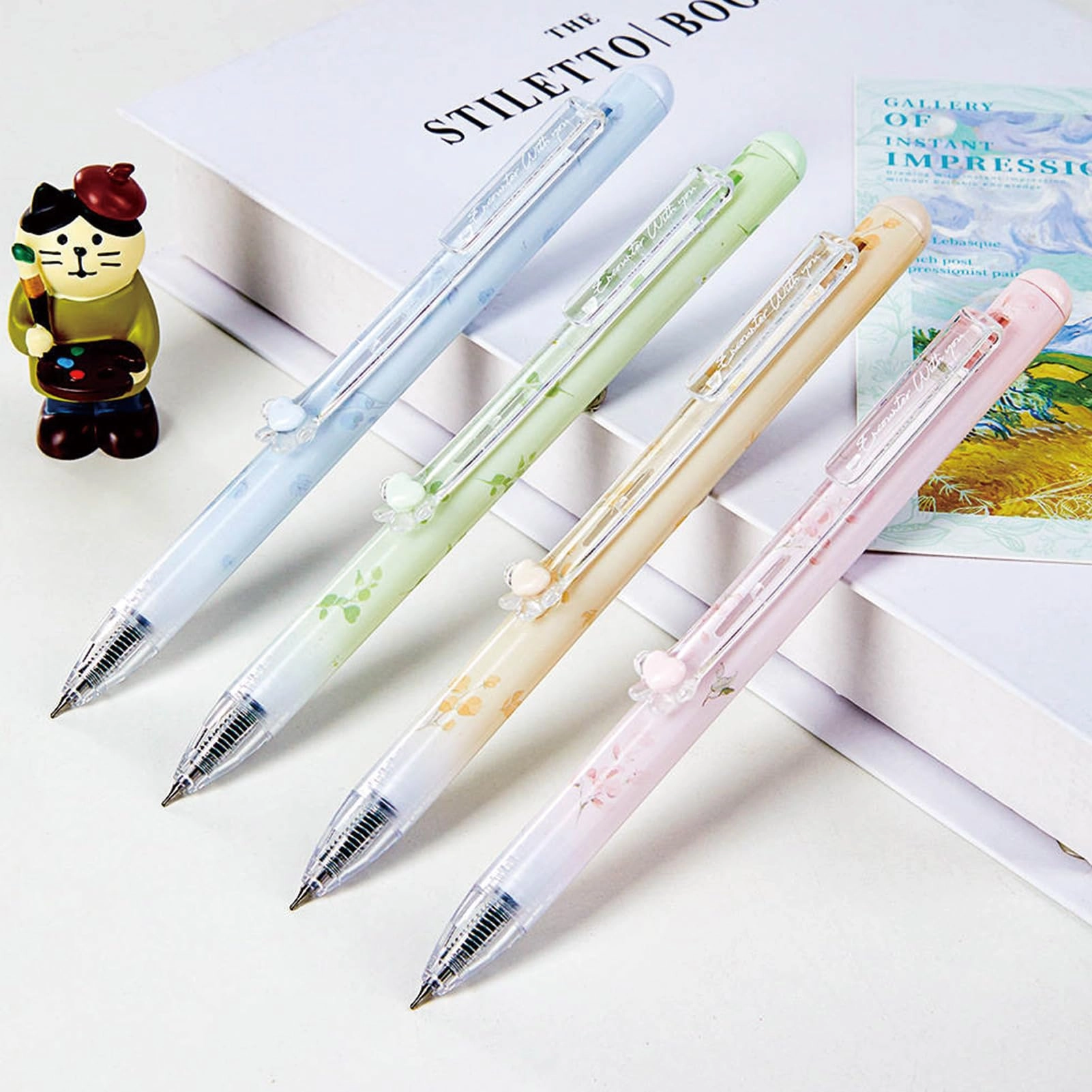 Cute Cat Erasable Pens - 4.0 Count 0.5mm