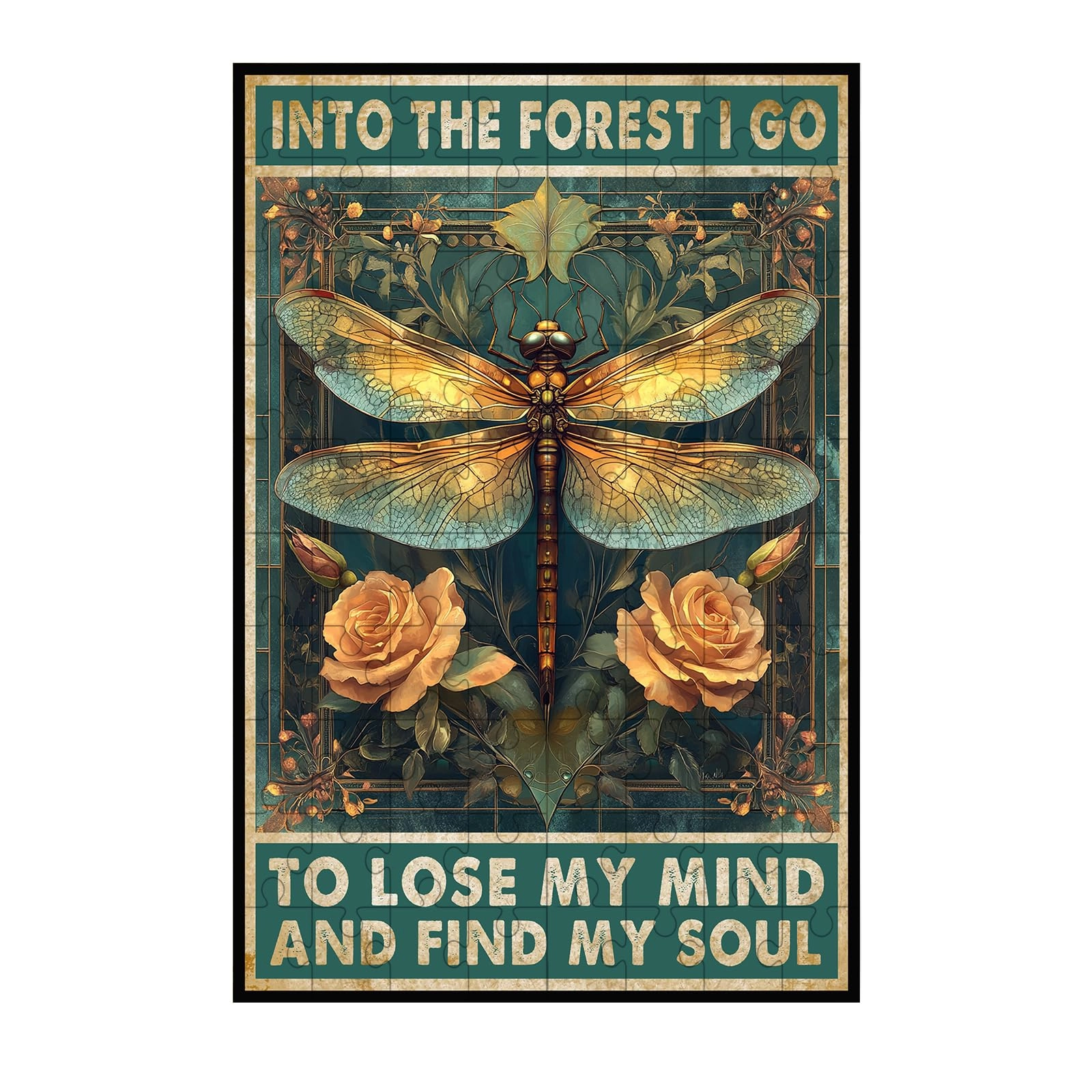 klokood Dragonfly Puzzle (PT-CXH-CQL-0904-1000-401) - 1000 pcs