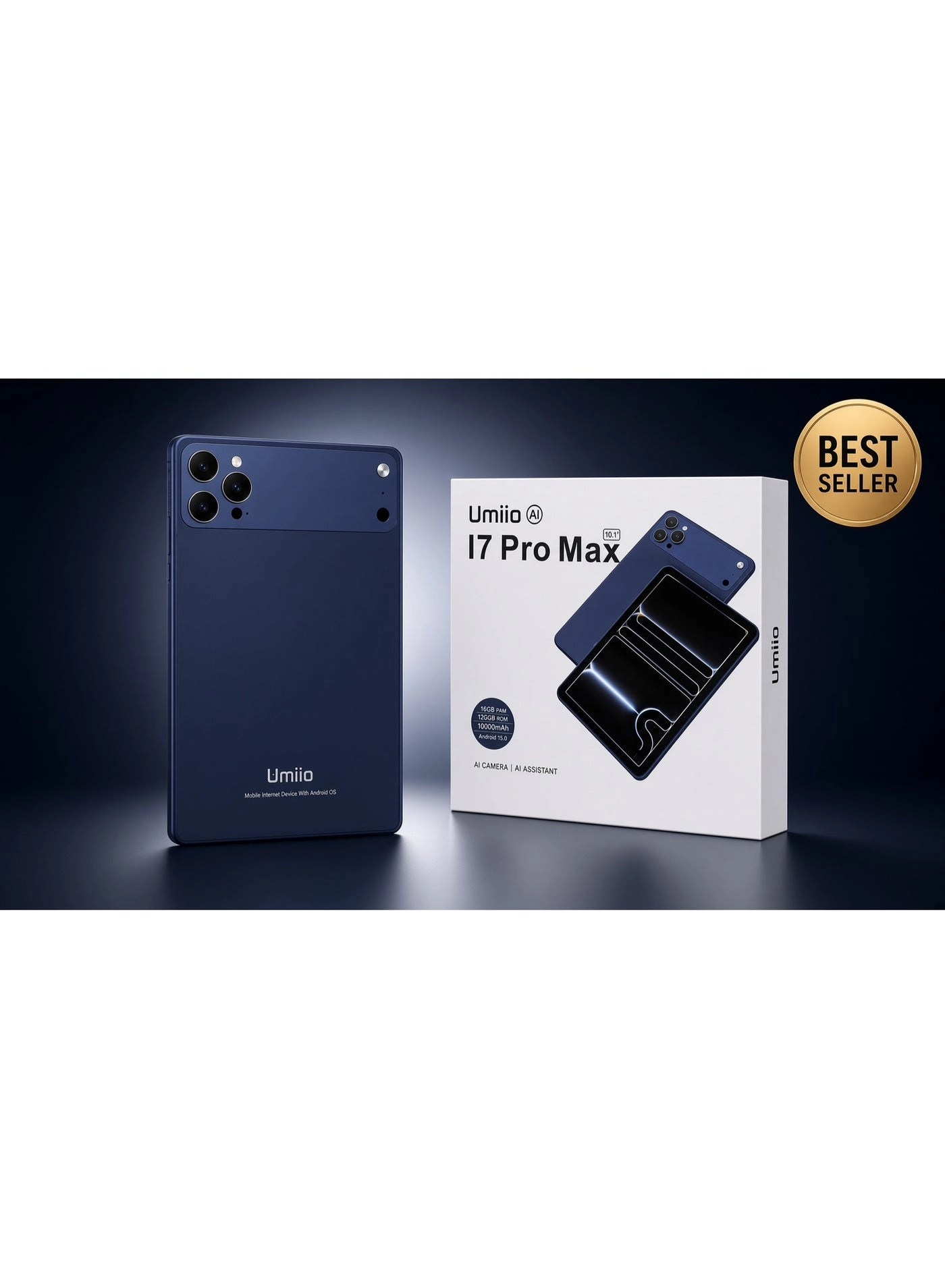 i7 Pro Max Tablet 10.1" Wi-Fi 16GB RAM 1TB