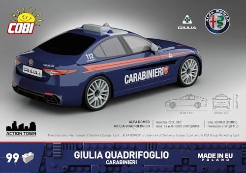 Alfa Romeo Giulia Quadrifoglio - Carabinieri 99 pcs