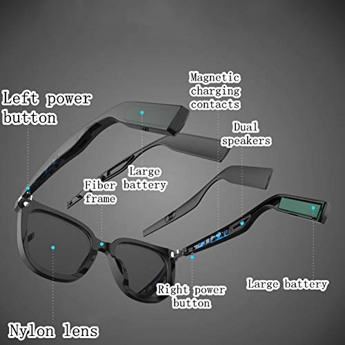 Wireless Bluetooth Sunglasses - Stereo Headset MP3 Player